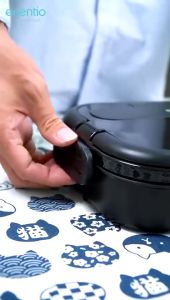 ECENTIO Tempat Makan 4 Grid Lunch Box Kotak Stainless Steel 304 1000ml