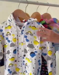 DECKS KIDS JAKET ANAK FULL PRINT DINO BLUE