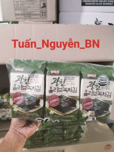 thùng rong biển ăn liền vị trà xanh hàn quốc
