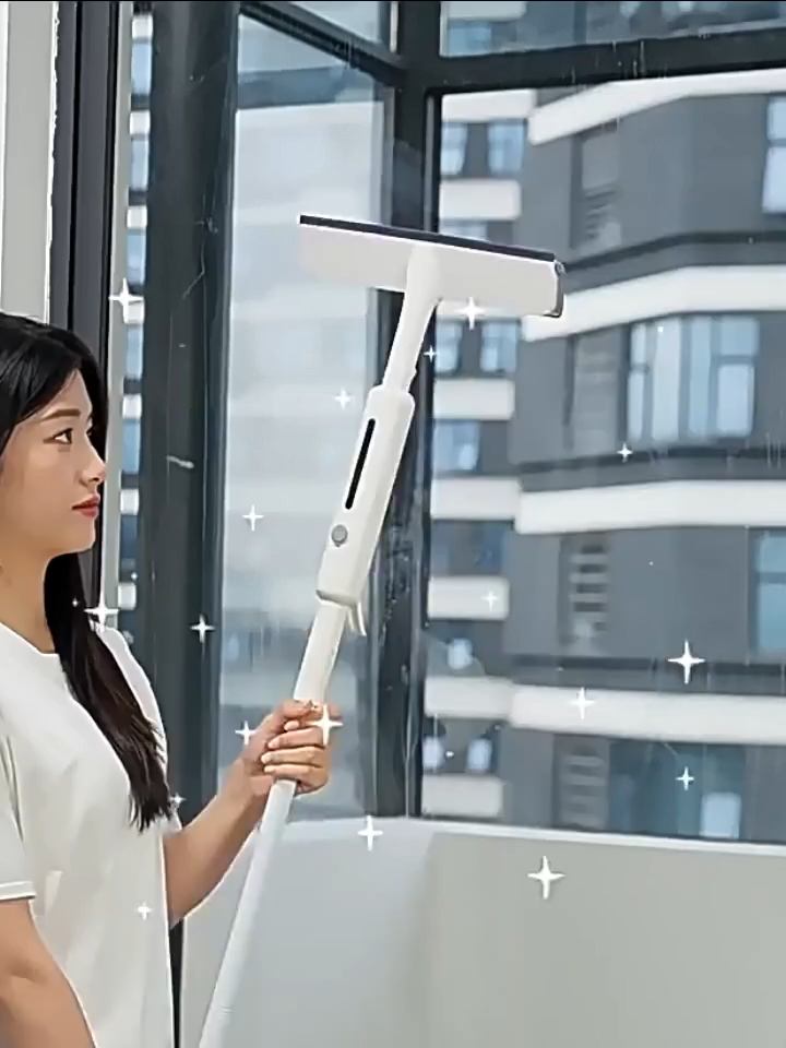 Spray window squeegee Multipurpose Glass Water Jet Window Squeegee Cleaner Spray Water Cleaner Wiper