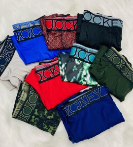 Combo 3pcs quần lót boxer nam Jockey chất liệu 90%polyester 10%spandex co giản 4 chiềumàu sắc đa dạngthoáng mát