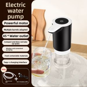 MONLEYTA | Electric Pure Water Dispenser Bucket Water Pump Large Bucket Pressure Water Extractor Rechargeable Drinking Water Device