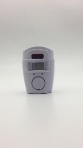 Wireless Alarm With 2 Remote ControlPIR Motion Sensor Detector Power Adapter For Home Shed Garage Caravan Alarm Security System