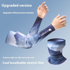 FED Stylish Outdoor Neck Gaiter with Space-Themed Design for Sun Protection