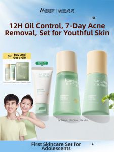 Kangaroo Mommy | Teen Acne Removal Oil Control Skin Care Set with Cleanser