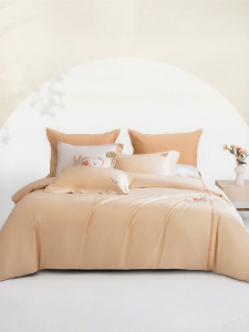 MENDALE | 60-Thread Count Long-Staple Cotton Bed Sheet Set