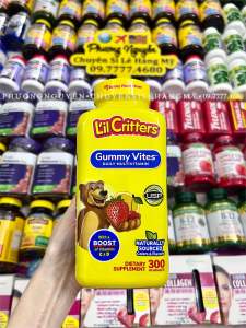[HÀNG MỸ • ĐỦ BILL] Kẹo Gấu Bổ Sung Vitamin Cho Bé • GUMMY VITES • LIL CRITTERS