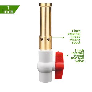 Thick Material Bubbling Spring Fountain Nozzle