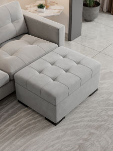 Sofa Footrest Single Storage Ottoman Extra Long for Living Room Home Use Shoe Replacement Storage Coffee Table Design