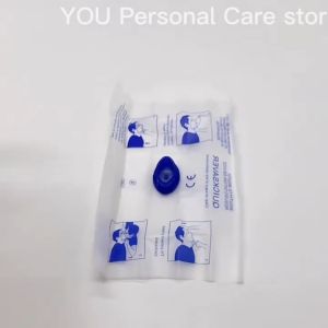 1 Way Valve CPR Respirator Mask Emergency Mouth To Mouth First Aid Resuscitator Face Shield