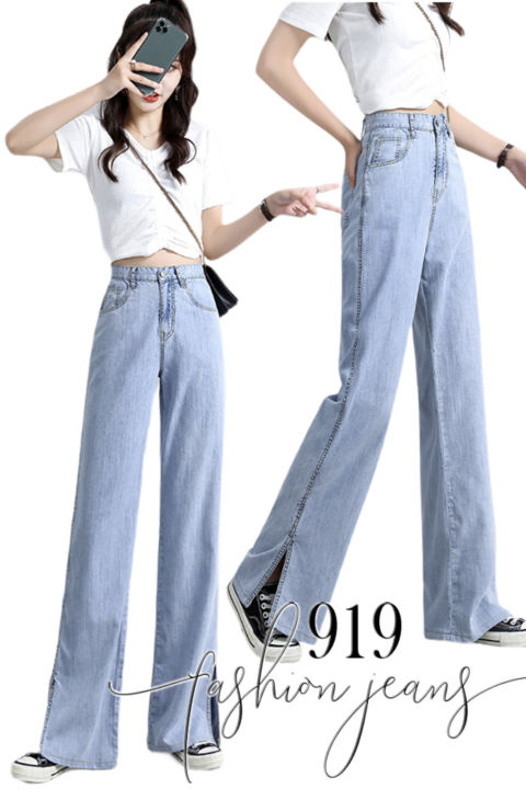 Buy Blue High Rise Ripped Wide Leg Jeans For Women Online - ONLY-saigonsouth.com.vn