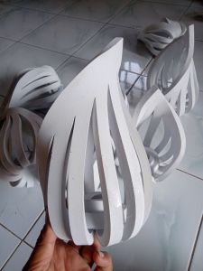 Kap Lampu keong minimalis terbuat spon karet