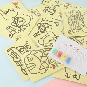 Sand Art Children Educational Art Activities DIY Sand Painting | Ready Stock | Children Birthday Party