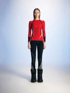 SURPINE | High Strength Womens Ski Compression Shirt Moisture Wicking Breathable Quick Drying