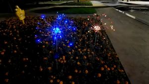 Fireworks Light Lampu Deco Raya IP65 Waterproof Lampu Hiasan Taman Copper Wire Light Outdoor Lighting Solar Sensor 烟花灯