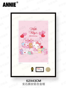 50th Anniversary Hello Kitty Gift Recommended Anni Gallery Cartoon Wall Art Decorative Painting Cute Trendy Art Paper Home Decor