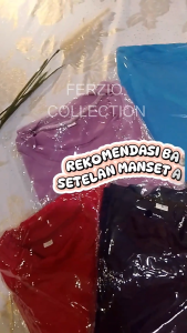 SETELAN MANSET ANAK LENGAN PANJANG POLOS SPANDEKS JERSEY