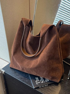 Retro Matte Large Womens Shoulder Bag 2025 New Autumn Winter Versatile Tote Bag High Quality Texture Commuting Handbag
