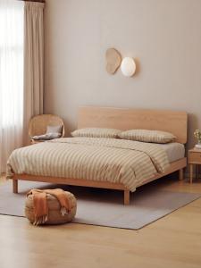 DONGMU | Modern Minimalist New Design Wooden Bed