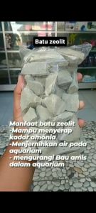 Batu Zeolite 1kg Zeolit Alam Filter Aquascape Ikan Aquarium 1 kg kilo