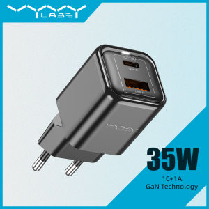 VYVYLABS PD 35W Charger USB A Fast Charging Type C Charger For iPhone 16 15 14 For Samsung Xiaomi