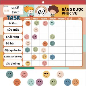 Bảng Phần Thưởng Cho Trẻ Em Với 32 Biểu Đồ Công Việc Từ Tính Hệ Thống Theo Dõi Hành Vi Đầy Màu Sắc Để Khuyến Khích Thói Quen Tốt Bao Gồm 2280 Hình Dán Ngôi Sao.