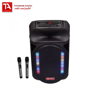 Titanium Audio by Winland Rechargeable Portable Active Speaker w/ USB Bluetooth FM 600watts TA-1508