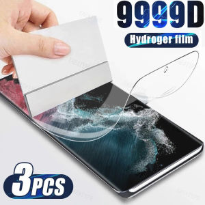 3Pcs Hydrogel Film For Samsung Galaxy S25 S24 S23 S22 S21 S20 FE Plus Ultra Edge Japan SM8450 SD888 5G Screen Protector