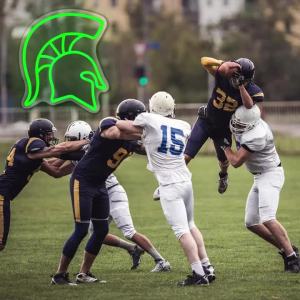 University Football Team Neon Sign For Wall DecorLed Neon Light For MenS CaveDormitoryBarClubBirthday Gift Sports Fans