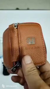 DOMPET STNK MOBIL MOTOR LOGO HONDA GANTUNGAN KUNCI MOBIL HITAM MERAH COKELAT