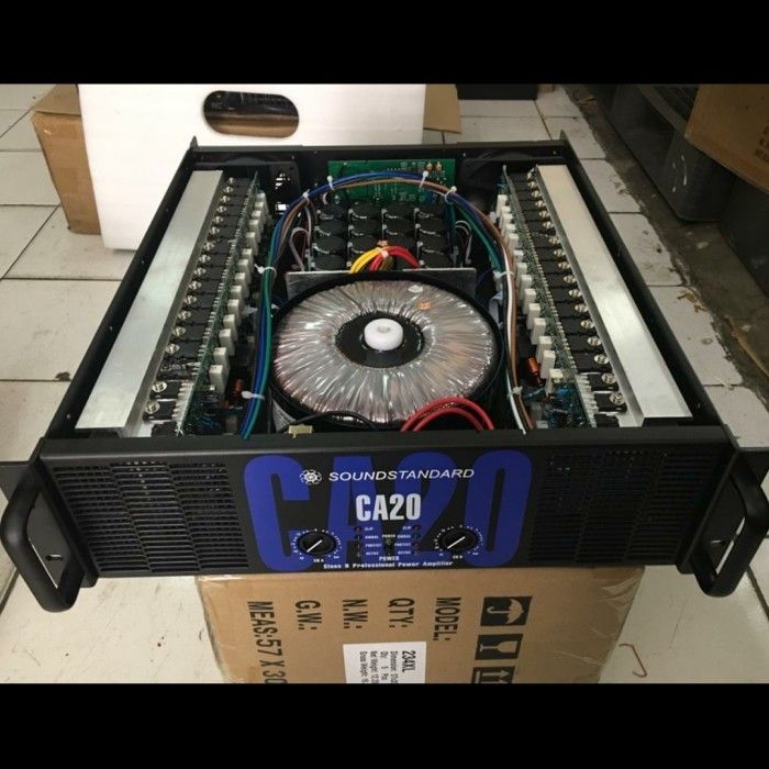 POWER AMPLIFIER SOUNDSTANDARD CA 20 CA20 GRADE A | Lazada Indonesia