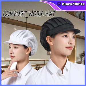 Quivlox Waiter Mesh Hat Kitchen Chef Hat Restaurant Cooking Cap Work Comfort Hair Net