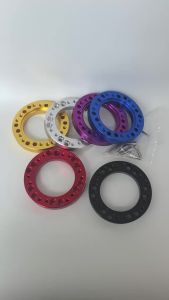 Bộ Chuyển Đổi Trục Vô Lăng Kiểu Đua 0.5 Inch Tháo Lắp Nhanh Hợp Kim Nhôm 12.5mm Đệm Ngắn Với Lỗ Bắt Vít 6 X 70mm