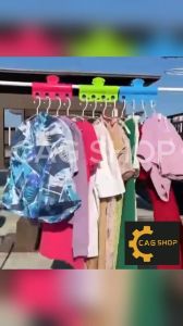 CAG SHOP  Clothes Hanger Clip Drying Hanging Buckle Clips Clothes Quilt Retainer