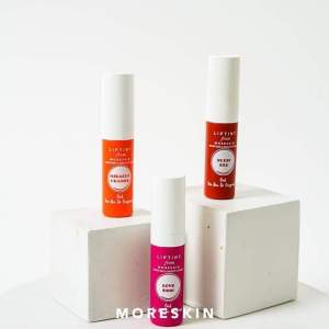 MORESKIN LIP TINT ANTI LUNTUR.  WATERPROOF. NO TRANSFER K MASKER NO KRACK NO KERING