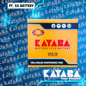 ACCU KERING KAYABA GTZ7S 7 AMPER AKI GEL MOTOR HONDA VARIO 150 VARIO 125 VARIO TECHNO SATRIA FU CBR 150 MTZ6S YTZ6V GTZ6V ASLI KAYABA