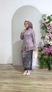 Kebaya modern wanita payet mewah untuk wisuda pesta dan kebaya keluarga/kebaya kondangan Atasan
