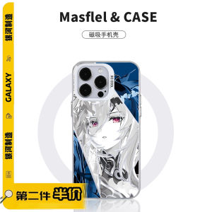 Two-Dimensional Collapse Star Dome Railway Anime Magnetic Suction Phone Case Applicable to Iphone15/14/13promax Frosted Xiaomi 13/14ultra Soft Shell Mirror Flow Redmi K60/70 Extreme Edition Men