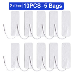 3x9cm TENS Electrodes Pads Self Adhesive Gel Replacement Patch for Tens Unit EMS Muscle Stimulator Reusable Electrodes