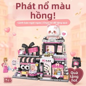 Loz | Bộ Xây Dựng Hình Gấu Trúc Nhà Dành Làm Quà Thách Thức