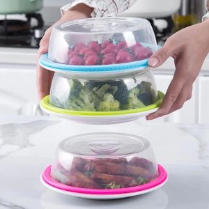 Penutup Piring Mangkok Microwave Tudung Saji Plastik Wadah Saji Makanan Penutup Mangkuk Ezzy