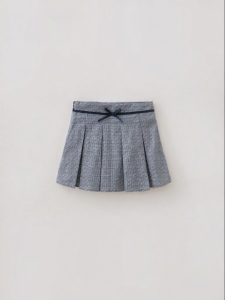 Marc&Janie | Vintage Check Cotton Pleated Skirt