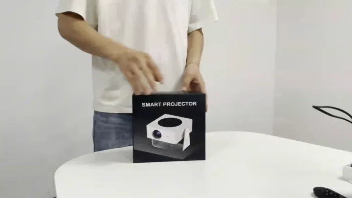 DOSEN Mini T1 Pro Smart Projector Android Mini 1080P 5G WiFi LED Protable Wireless Projector for Home/Office 投影仪无线蓝牙投影机