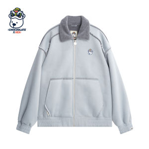 New Collab Chinese Style Warm Jacket Loose Fleece