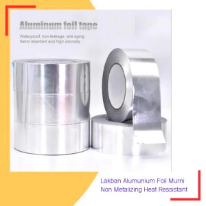 Lakban Aluminium Foil Tape Anti Panas untuk Motor dan Mobil