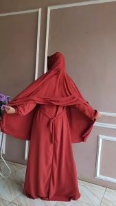 Shifana Gamis Syari Crinkle Terbaru Jilbab Besar