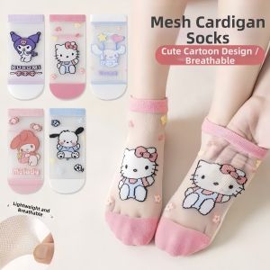 NAIFUNA | Breathable Sweat Absorbent Cotton Based Durable Thin Childrens Socks