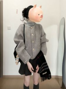 CHANGTONG | High-End Short Wool Coat Fall