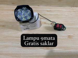 Lampu sorot led=Gratis saklar