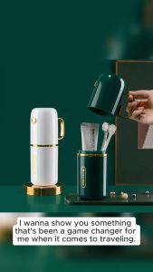 Portable Travel Toothbrush Storage Box Set Mouthwash Cup Brushing Teeth Cup Washing Cup Classic Style Plastic Bathroom Tools